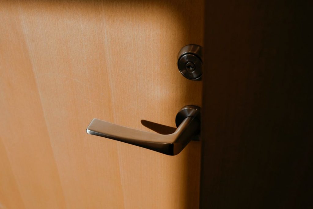 Close-Up Photo of Door Handle